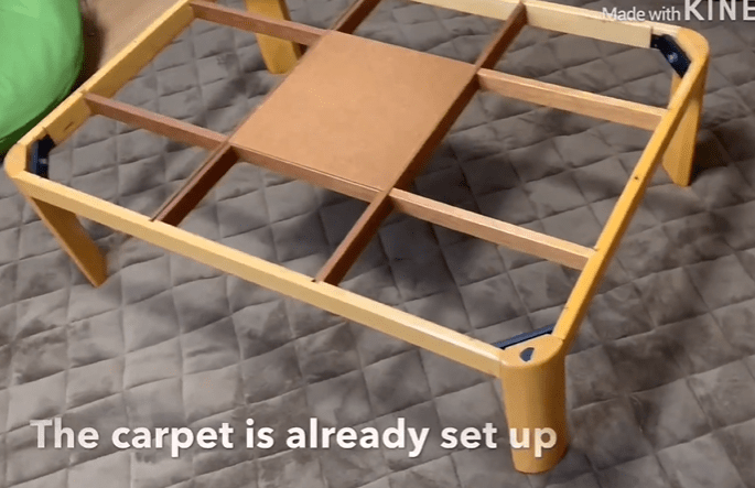 Place carpet for japanese table